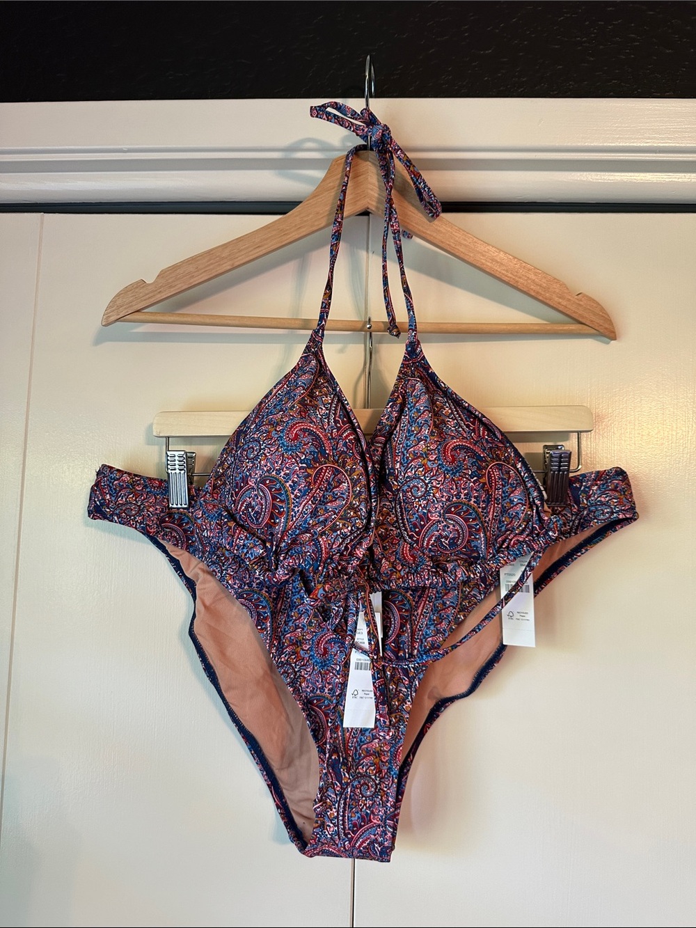 NWT J Crew Paisley Bikini